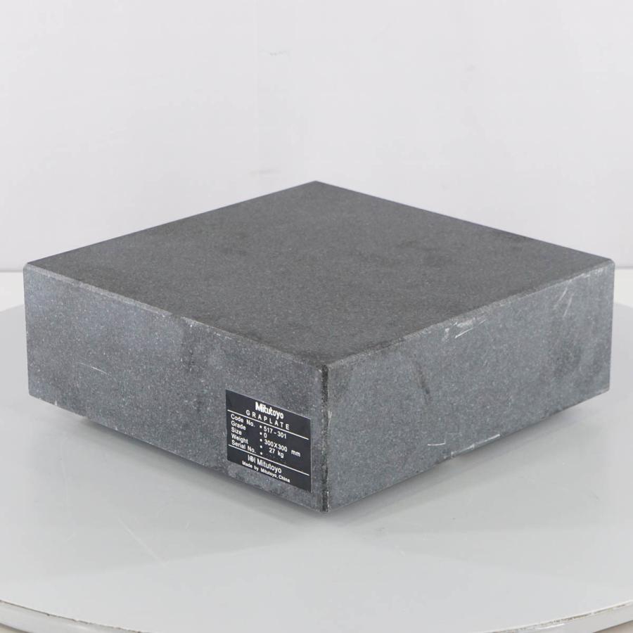 [DW]USED 8日保証 Mitutoyo 517-301 GRAPLATE グラプレート 精密石定盤 300×300mm[ST03163 ...