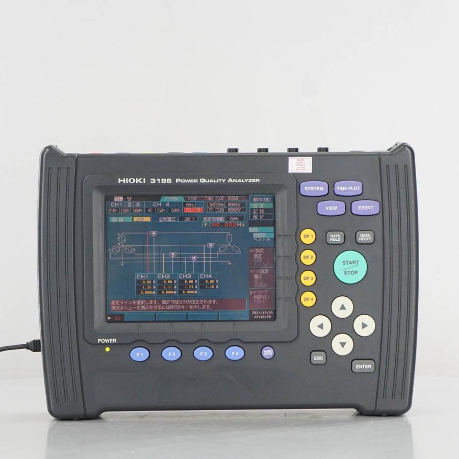 [JB]USED 現状販売 HIOKI 3196 POWER QUALITY ANALYZER パワークオリティアナライザー 926401
