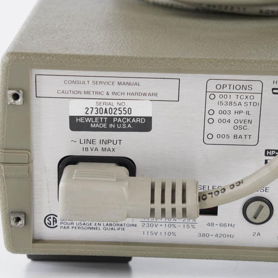 [DW]USED 8日保証 HP 5385A FREQUENCY COUNTER 電源コード[ST03398-0002] |  | 09