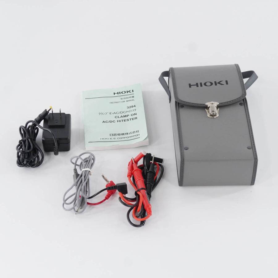[DW]USED 8日保証 HIOKI 3284 CLAMP ON AC/DC HiTESTER クランプオンハイテスター 9207-10 ACアダプター 取扱説明書[ST03484-0004] |  | 12