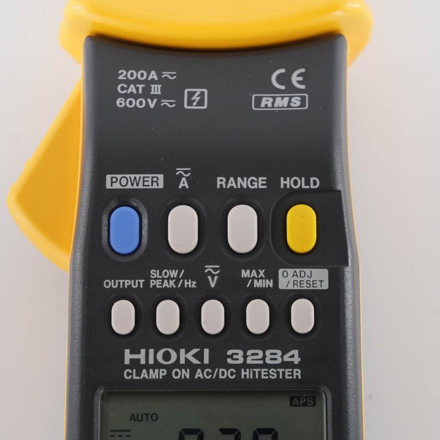 [DW]USED 8日保証 HIOKI 3284 CLAMP ON AC/DC HiTESTER クランプオンハイテスター 9207-10 ACアダプター 取扱説明書[ST03484-0004] |  | 03