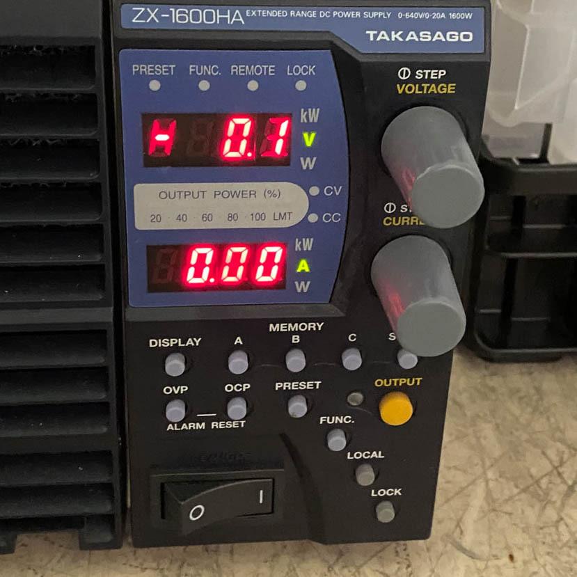 [DW]USED 8日保証 2台入荷 TAKASAGO ZX-1600HA EXTENDED RANGE DC POWER SUPPLY パワーサプライ 0-640V/0-20A 1600W ソフ...[SK03486-0073]｜dirwings｜20