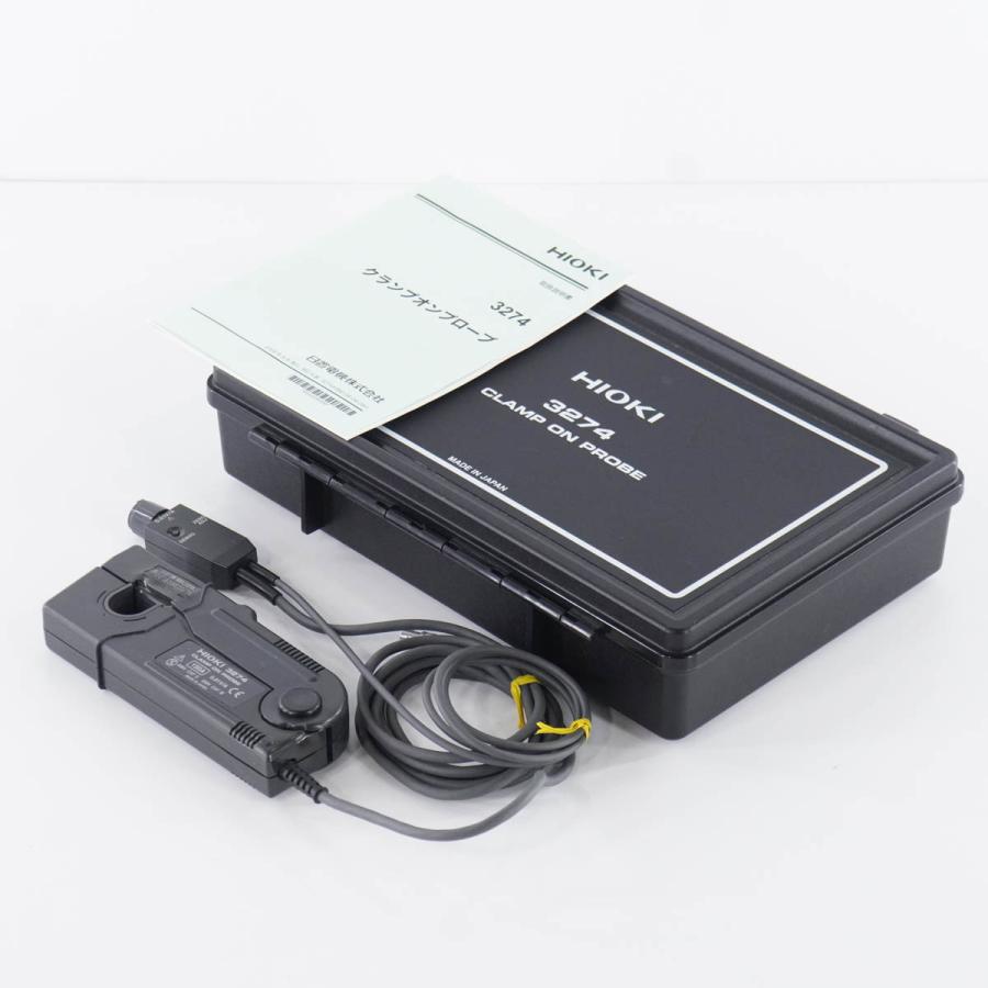 [JB]USED 現状販売 HIOKI 3274 CLAMP ON PROBE クランプオンプローブ 取扱説明書[ST03486-0195 ...