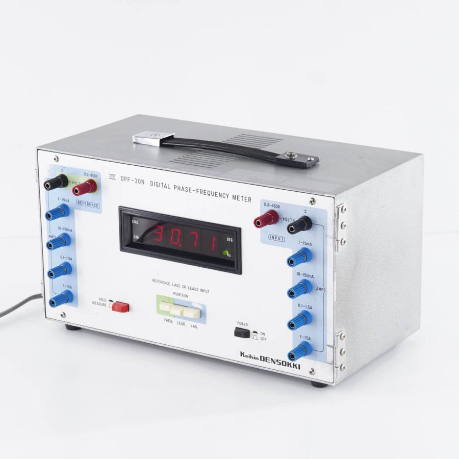 [JB]USED 現状販売 keihin DENSOKKI DPF-30N DIGITAL PHASE-FREQUENCY METER ...