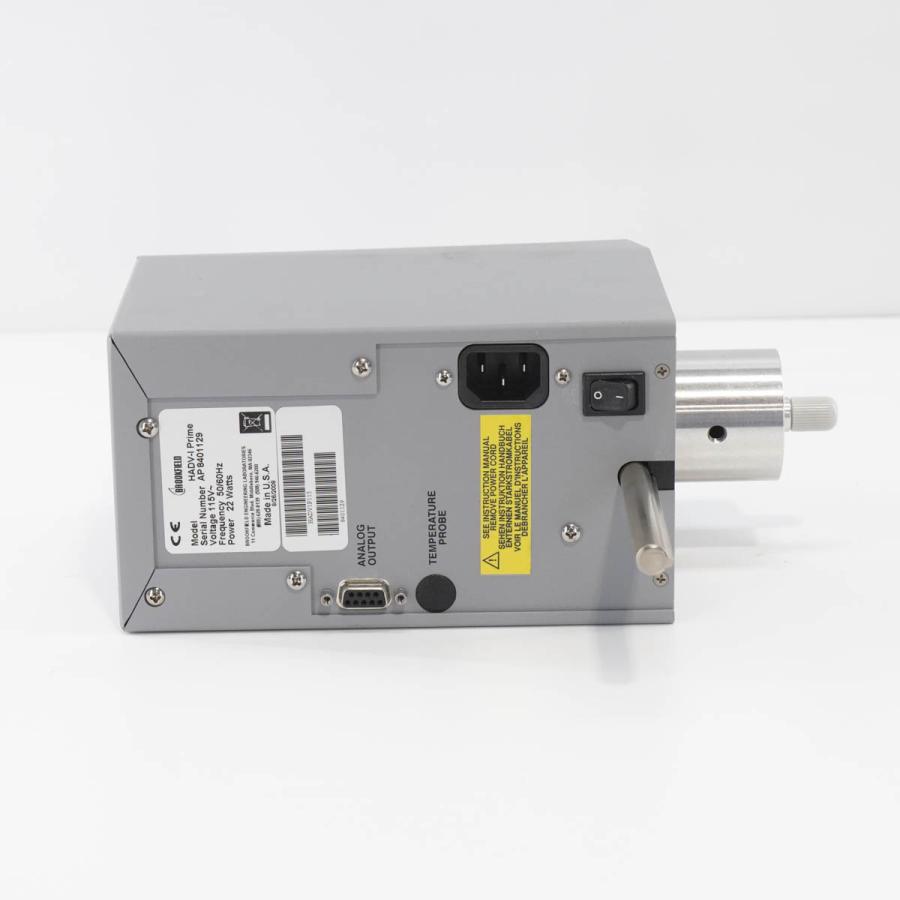 [DW]USED 8日保証 BROOKFIELD HADV-I Prime VISCOMETER デジタル粘度計[ST03492-0024] |  | 15