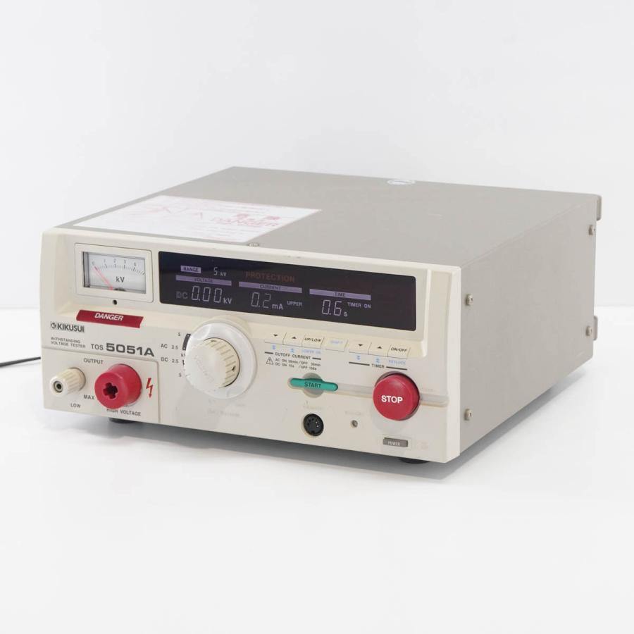 [DW]USED 8日保証 KIKUSUI TOS 5051A TOS5051A WITHSTANDING VOLTAGE TESTER[ST03492-0027] |  | 01