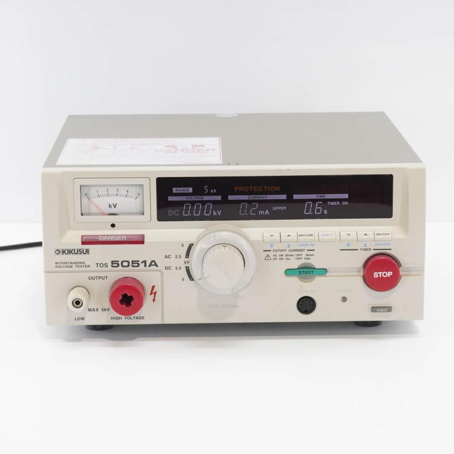 [DW]USED 8日保証 KIKUSUI TOS 5051A TOS5051A WITHSTANDING VOLTAGE TESTER[ST03492-0027] |  | 10
