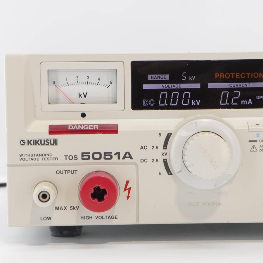 [DW]USED 8日保証 KIKUSUI TOS 5051A TOS5051A WITHSTANDING VOLTAGE TESTER[ST03492-0027] |  | 03