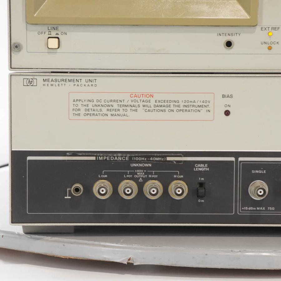 [DW]USED 8日保証 HP 4194A IMPEDANCE/GAIN-PHASE ANALYZER インピーダンス ゲイン フェーズアナライザー OPT 001 375 16...[ST03541-0001]｜dirwings｜11