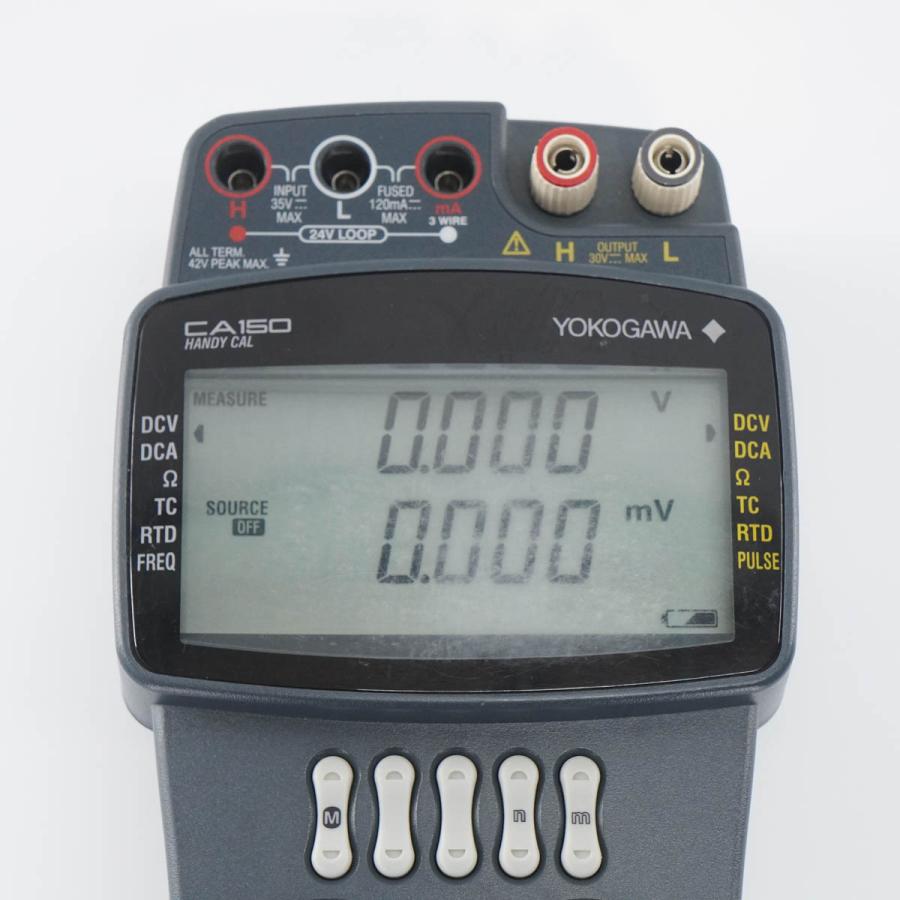 [DW]USED 8日保証 2022年7月次回校正 YOKOGAWA CA150 HANDY CAL ハンディキャル ハンディキャリブレーター ...