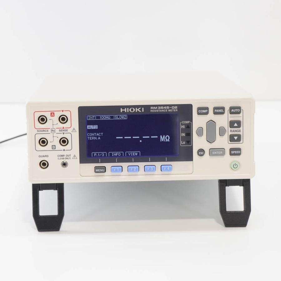 [SP]USED 30日保証 未使用に近い HIOKI RM3545-02 RESISTANCE METER L2101 Z2001 電源 ...