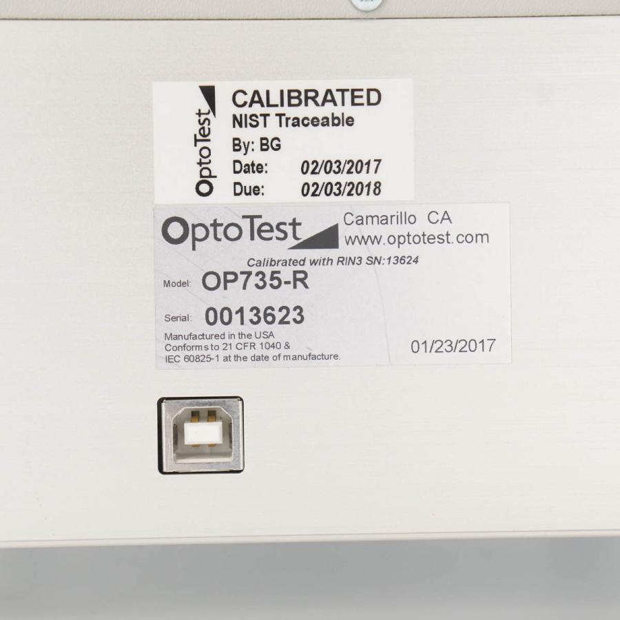 [DW]USED 8日保証 OptoTest OP735-R Optical Power Sensor オプティカルパワーメーター RIN3 ...