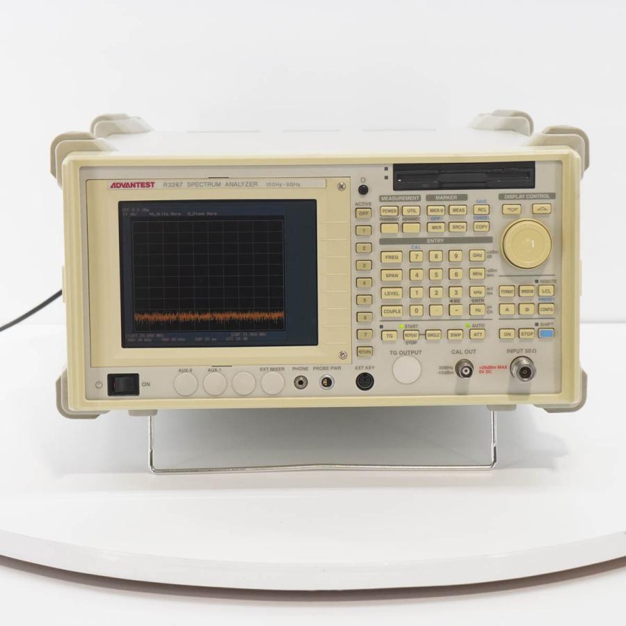 [JB]USED 現状販売 ADVANTEST R3267 SPECTRUM ANALYZER スペクトラムアナライザー OPT 01 64 ...