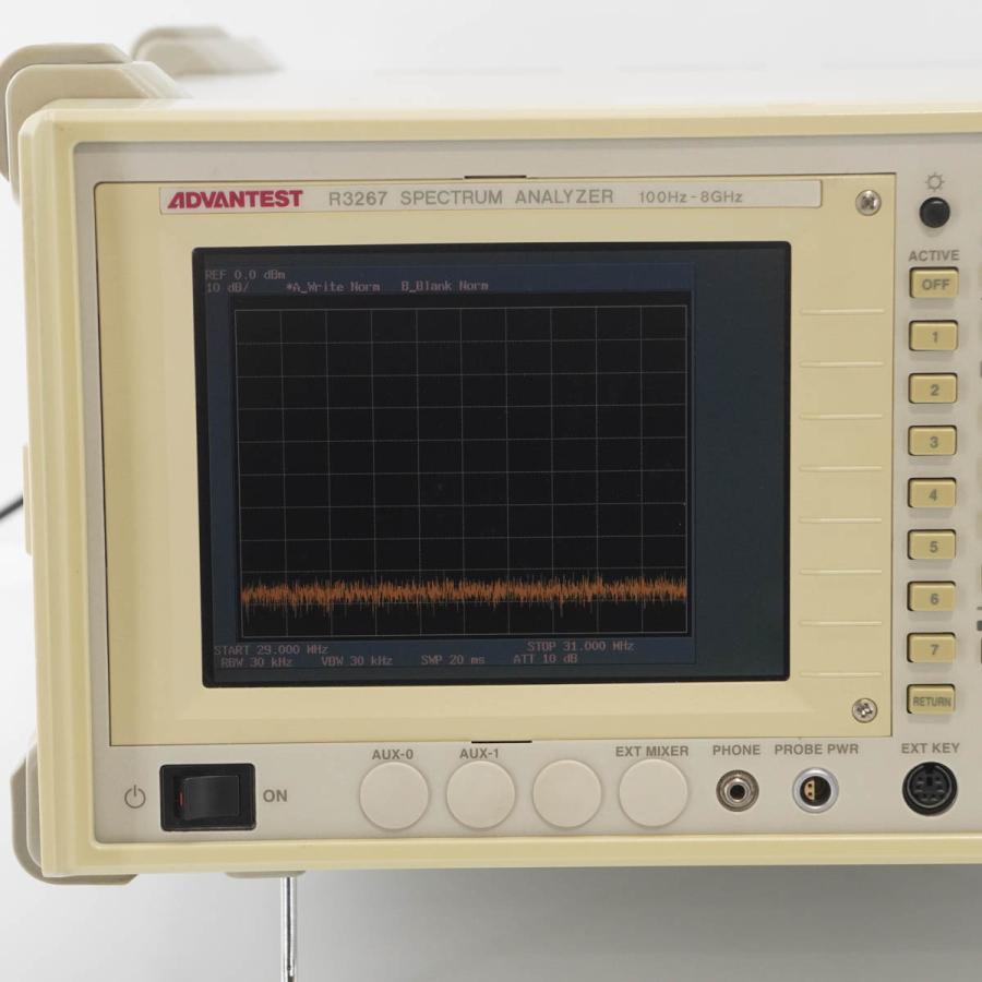 [JB]USED 現状販売 ADVANTEST R3267 SPECTRUM ANALYZER スペクトラムアナライザー OPT 01 64 ...