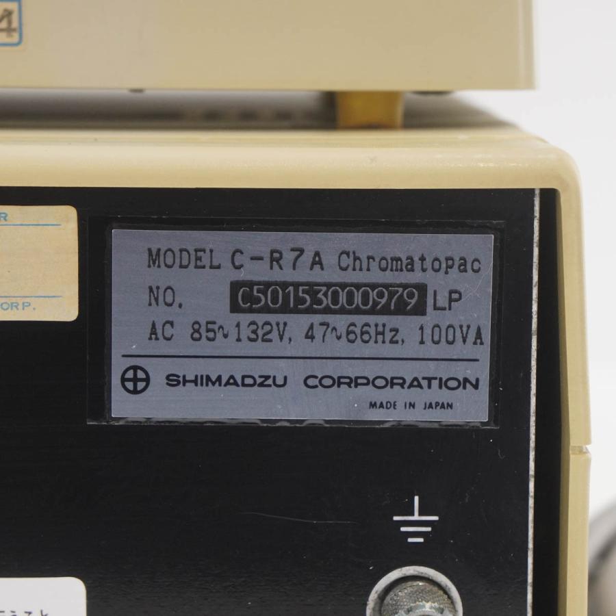 [JB]USED 現状販売 SHIMADZU C-R7A plus クロマトグラフ用データ処理装置 CHROMATOPAC クロマトパック 電源コード[ST03926-0020] - 11