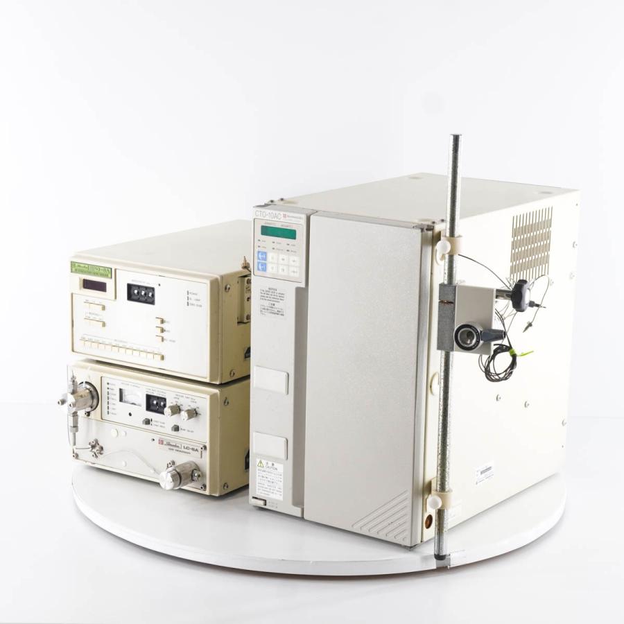 [DW]USED　8日保証　セット　LC-6A　DETECTOR　CHROMATOGRAPH　CTO-10AC　HPLC　SPD-6A　SHIMADZU　UV　SPECTROPHOTOMETRIC　LIQUID　C...[ST03946-0007]