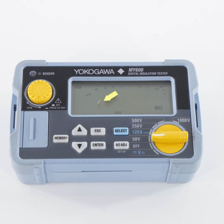[DW]USED 8日保証 校正2022年9月まで有効 YOKOGAWA MY600 DIGITAL INSULATION TESTER 取扱 ...