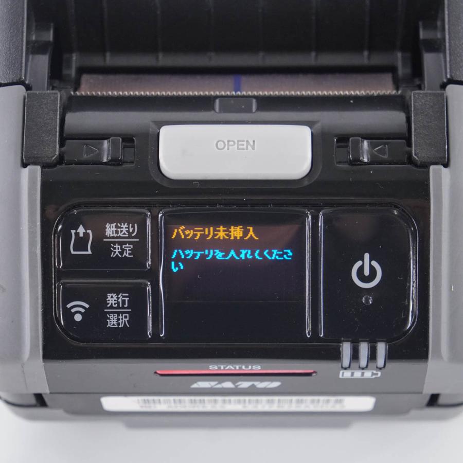 [JB]USED 現状販売 2台セット SATO PW208 STD モバイルプリンター BARCODE PRINTER バーコードプリンター ...