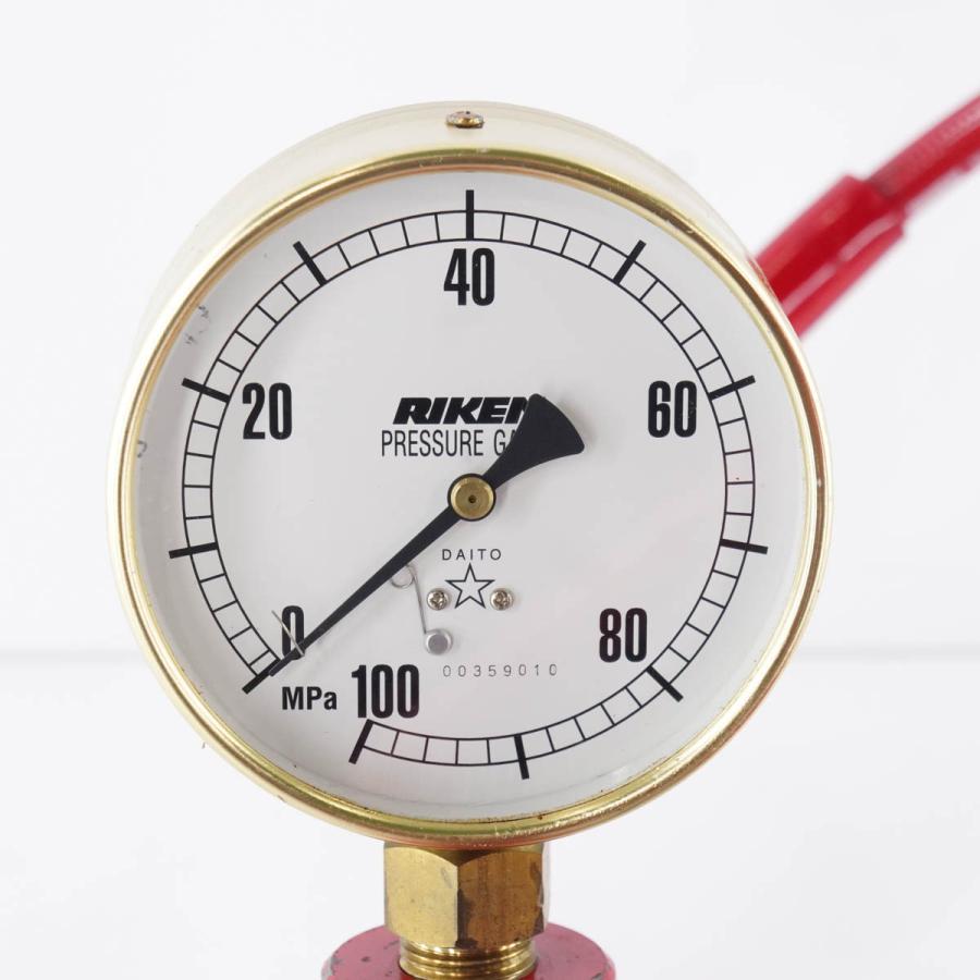 [DW]USED 8日保証 RIKEN SEIKI P-16B-027B PRESSURE GAUGE 油圧ポンプ[ST04013-0008 ...