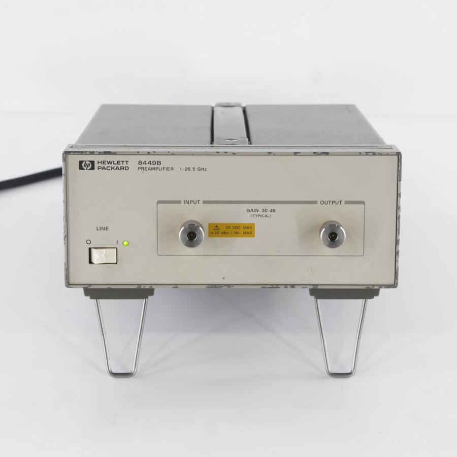 [DW]USED 8日保証 3台入荷 HP 8449B PREAMPLIFIER マイクロ波プリアンプ 増幅器 1-26.5GHz 電源コード ...