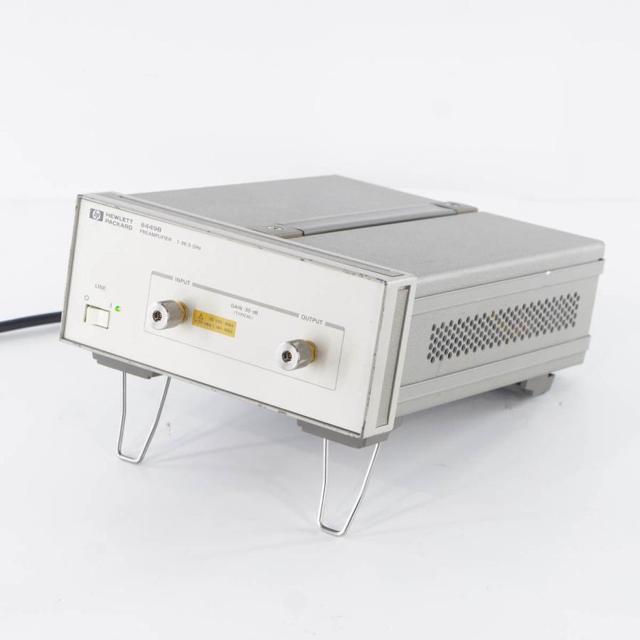 [DW]USED 8日保証 HP 8449B PREAMPLIFIER マイクロ波プリアンプ 増幅器 1-26.5GHz 電源コード ...