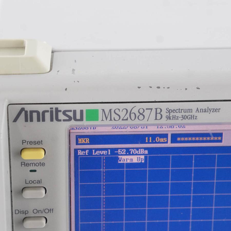 10/2020CAL Anritsu MS2687B Spectrum Analyzer スペクトラムアナライザー OPT 05 21 ...