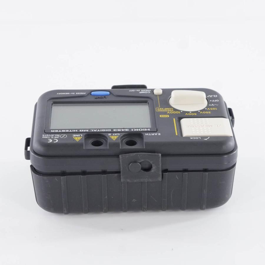 [DW]USED 8日保証 HIOKI 3453 DIGITAL HiTESTER デジタルメグオームハイテスター 9294 MΩ 取扱説明書 ...