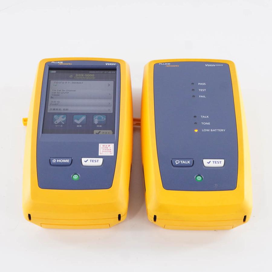 [DW]USED 8日保証 04/2021CAL FLUKE networks DSX-5000 VERSIV CABLE ANALYZER ...