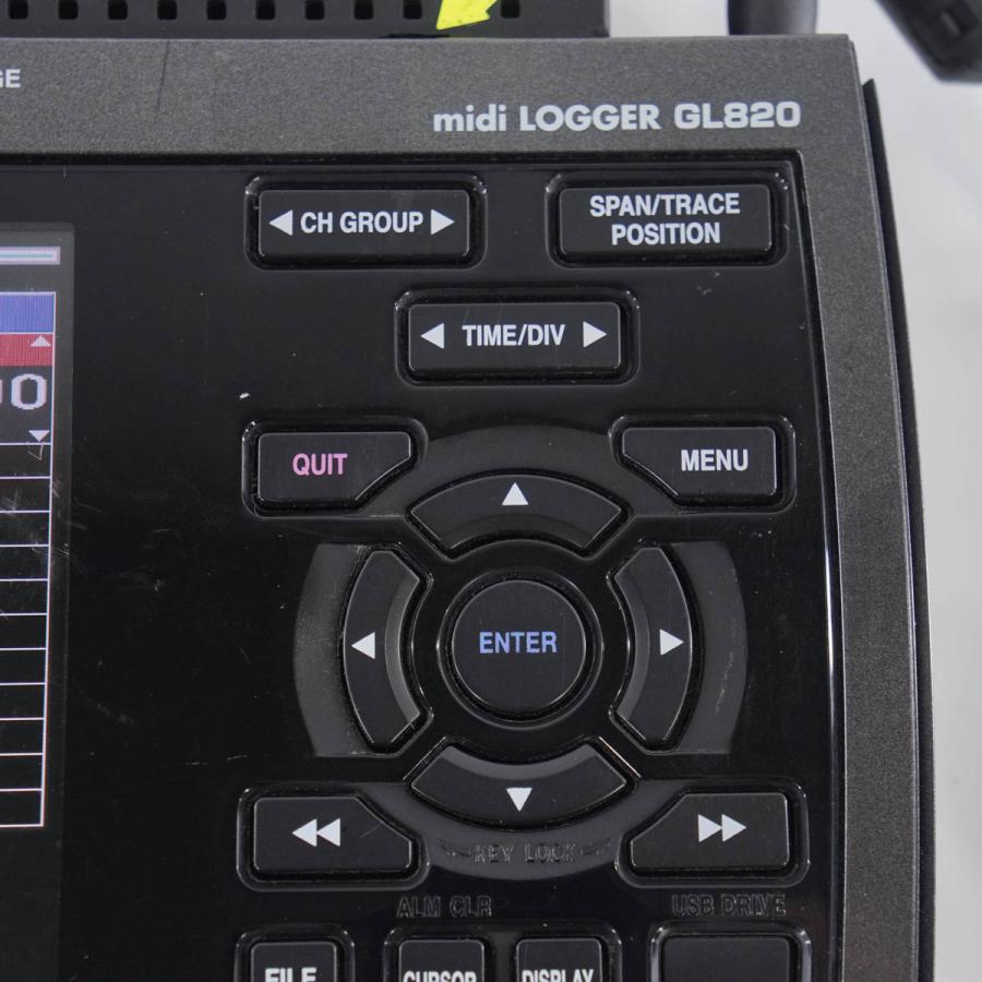 [DW]USED 8日保証 GRAPHTEC GL820 midi LOGGER データロガー ACアダプター ソフトウェア[ST04205 ...