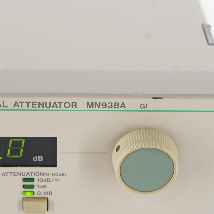 Anritsu MN938A PROGRAMMABLE OPTICAL ATTENUATOR プログラマブルオプティカルアッテネーター 電源