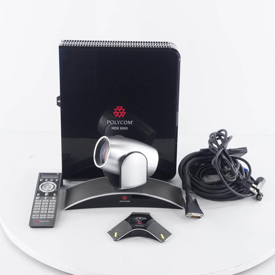 [PG]USED 8日保証 18セット入荷 POLYCOM HDX 6000 HD NYSC テレビ会議システム MPTZ-9 リモコン ...