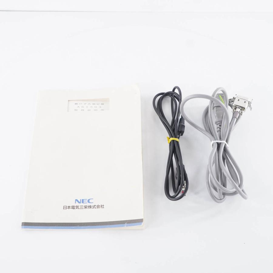 [DW]USED 8日保証 09/2018CAL NEC AS1503 STRAIN AMPLIFIER ストレンアンプ 動ひずみ測定器 電源 ...