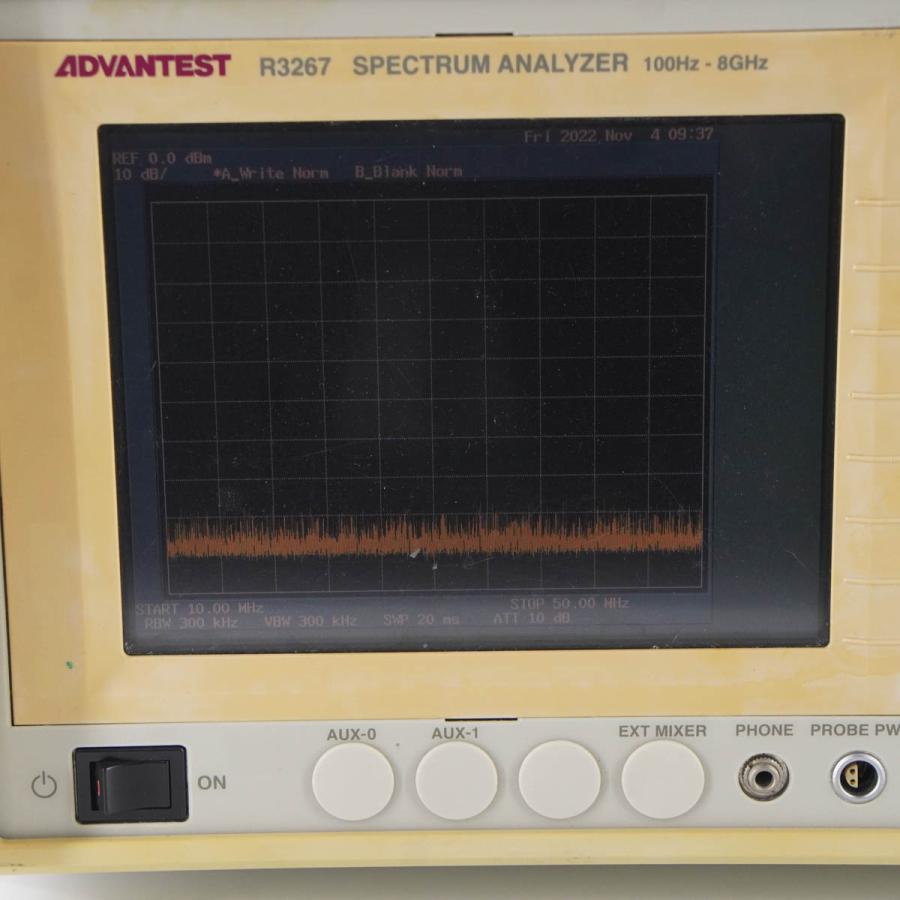 [JB]USED 現状販売 ADVANTEST R3267 SPECTRUM ANALYZER スペクトラムアナライザー OPT 01 66 ...