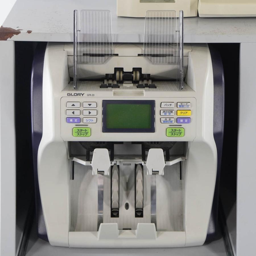 [PG]USED 8日保証 セット GLORY GFR-20 SU-210 GFR-SU 紙幣入金機 硬貨選別機 TSP600 SRA-10 ...