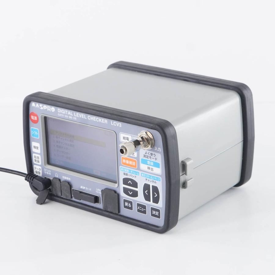 [DW]USED 8日保証 MASPRO LCV3 DIGITAL LEVEL CHECKER デジタルレベルチェッカー CATV VU BS ...