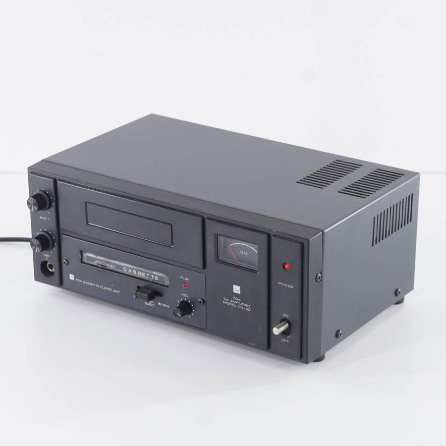 [PG]USED 8日保証 TOA PA-30 PA AMPLIFIER CASSETTE PLAYER UNIT アンプ カセットプレーヤー ...