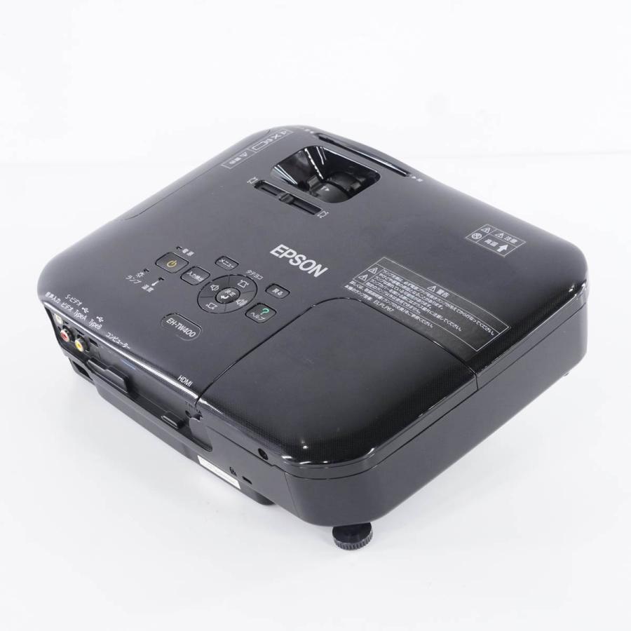国内即発 VIPにて [PG]USED 8日保証 ランプ358時間 EPSON EH-TW400 H531D プロジェクター WXGA 2600lm HDMI 電源コード ソフトウェア リモコン [04460-0049]