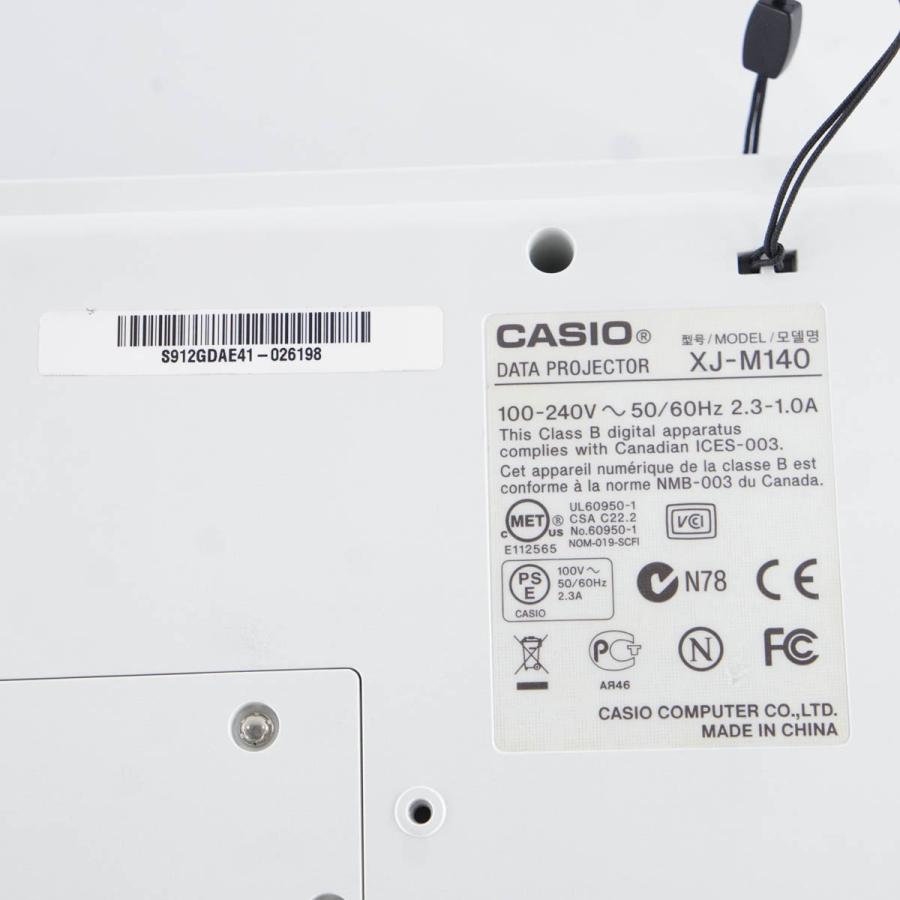 PG]USED 8日保証 ライト573時間 CASIO XJ-M140 DLP プロジェクター XGA