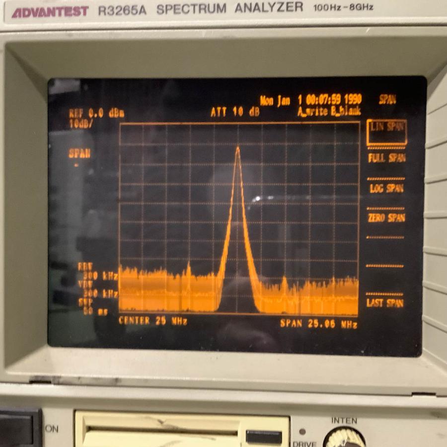 [DW]USED 8日保証 ADVANTEST R3265A SPECTRUM ANALYZER スペクトラムアナライザー 100Hz ...