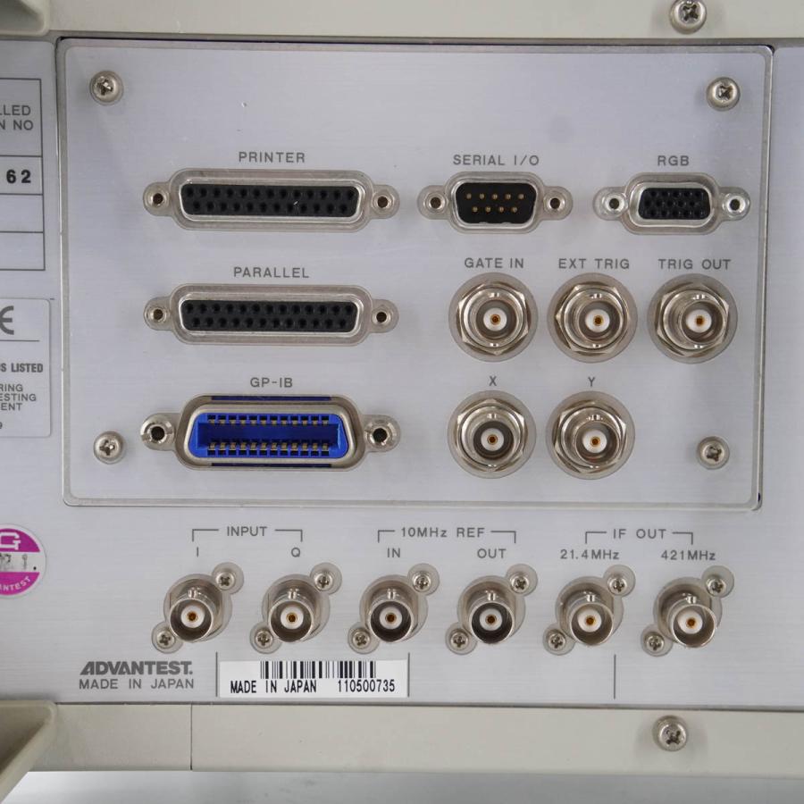 [JB]USED 現状販売 ADVANTEST R3267 SPECTRUM ANALYZER スペクトラムアナライザー OPT 01 11 ...