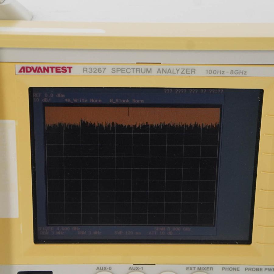 [JB]USED 現状販売 ADVANTEST R3267 SPECTRUM ANALYZER スペクトラムアナライザー OPT 01 11 ...