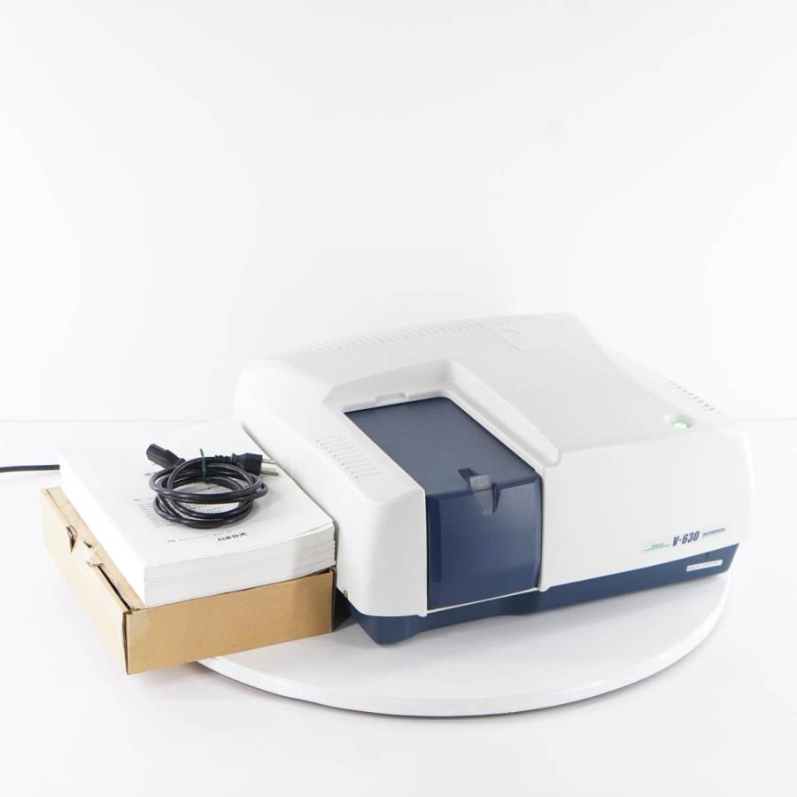 [JB]USED 現状販売 JASCO V630 Spectrophotometer 電源コード ソフトウェア 取扱説明書 [04517