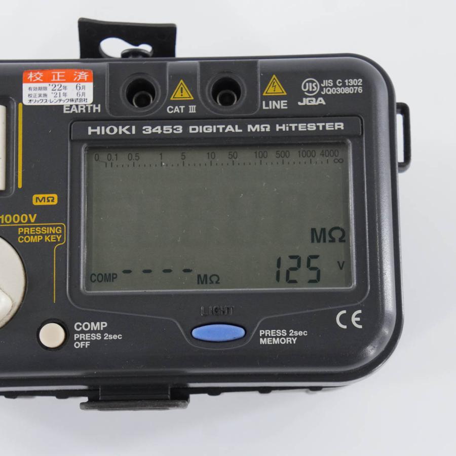 [DW]USED 8日保証 06/2021CAL HIOKI 3453 DIGITAL MΩ HiTESTER デジタルメグオームハイテスター ...