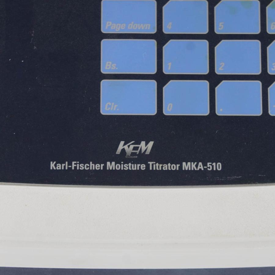 [DW]USED 8日保証 KEM MKA-510 水分計 Karl-Fischer Moisture Titrator カールフィッシャー ...