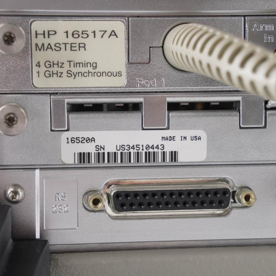 [DW]USED 8日保証 hp 16500B LOGIC ANALYSIS SYSTEM ロジックアナライザー 16517A 16520A