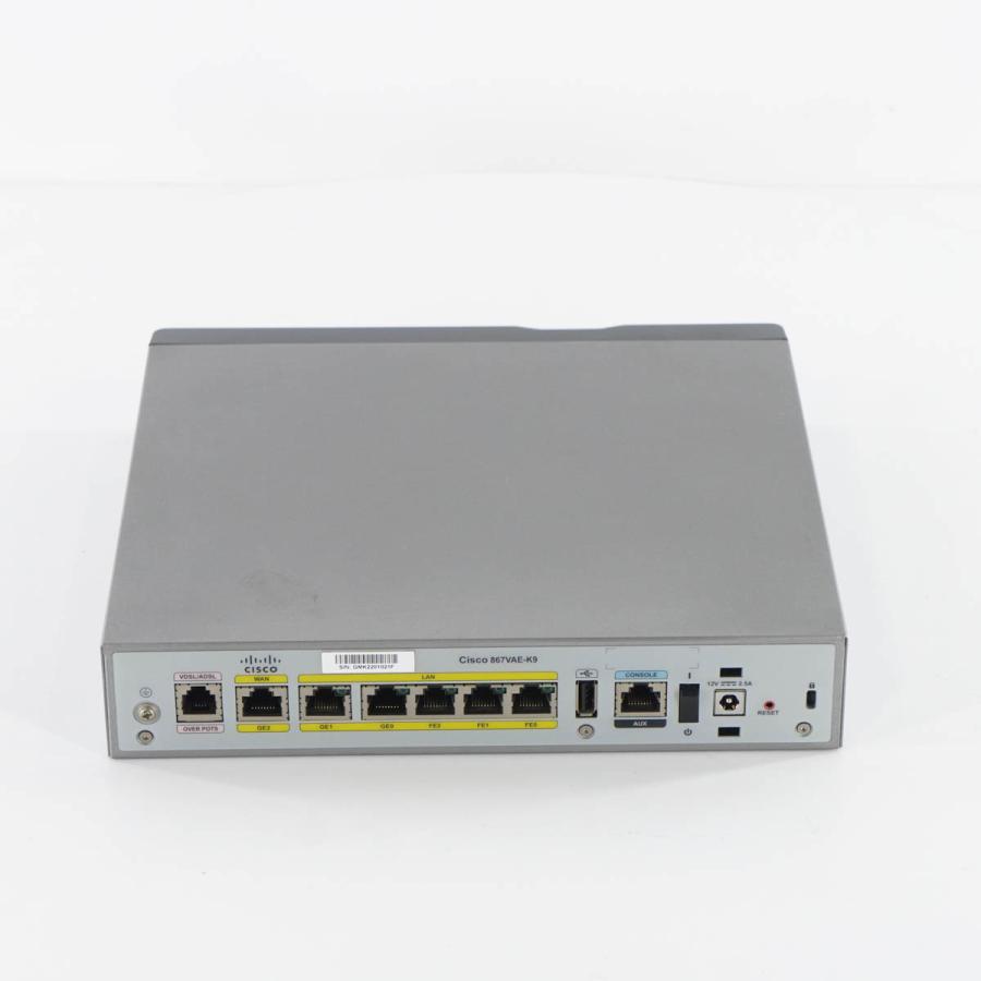 PG]USED 8日保証 11台入荷 初期化済 CISCO C867VAE-K9 V01 860Series
