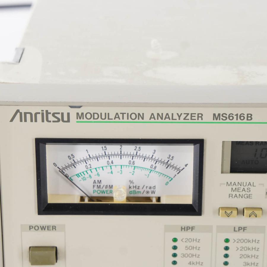 [DW]USED 8日保証 Anritsu MS616B MODULATION ANALYZER モジュレーションアナライザー OPT 01 ...