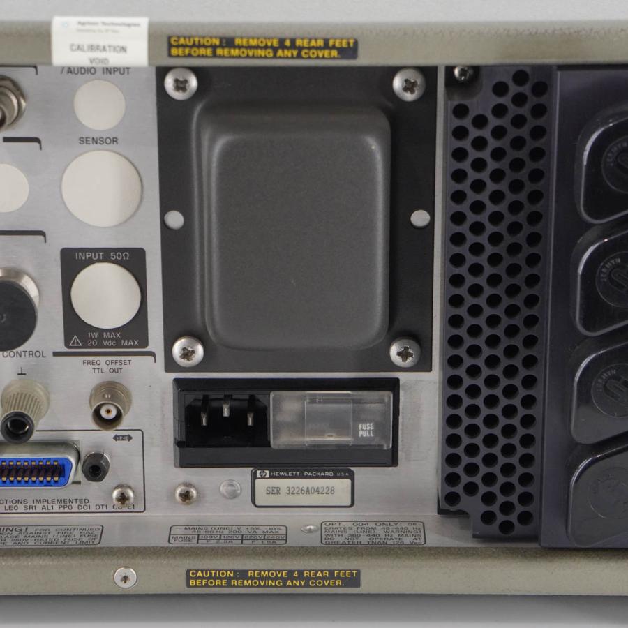 [DW]USED 8日保証 HP 8901B MODULATION ANALYZER モジュレーションアナライザー OPT 004 002 ...