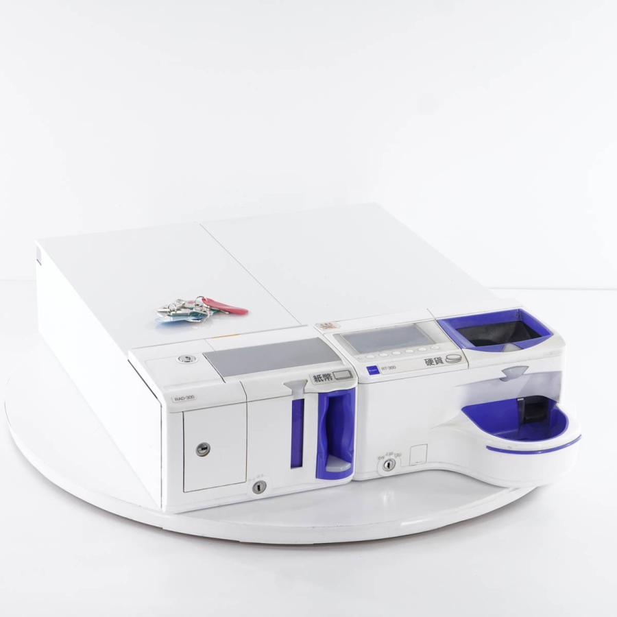 PG]USED 8日保証 GLORY RAD-300 RT-300 自動釣銭機 つり銭機 鍵付