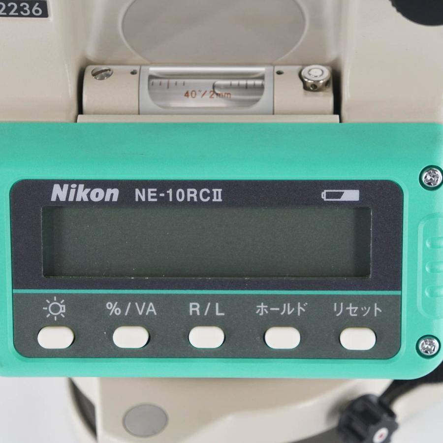 8日保証 NIKON NE-10RCII 電子セオドライト デジタルセオドライト 取扱説明書 【永】 [04618-0023]